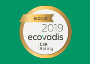 Gold 2019 ecovadis CSR Rating – C2K industrie
